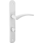 Ensemble de poignes sur plaque hebe blanc thirard a condamnation