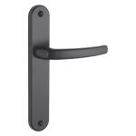 Ensemble de poign�es sur plaque sultane noir thirard sans trou