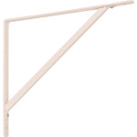 Equerre blanche avec renfort 320 x 400mm