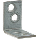 Equerres de fixation zingues 25mm - lot de 4