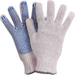 Gants coton avec picots pvc cerva 10 / xl (paire)
