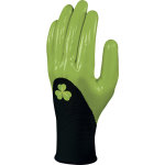 Gants jardin polyester / nitrile delta plus taille 6 vert (paire)