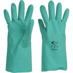 Gants nitrile produits chimiques cat 3 cerva taille 8 - l33cm (paire)