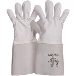 Gants de soudeur cuir avec manchette taille 10 (paire) Gants de soudeur cuir avec manchette taille 10 (paire)