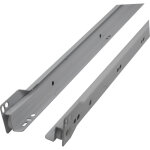 Glissires pour tiroirs acier 500mm - acier (2 pices)