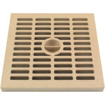 Grille de sol polypropylne pour regard fitt 200x200mm - sable