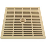 Grille de sol polypropylne pour regard fitt 400x400mm - sable - dispo 48h
