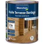 Huile terrasse bardage mate blanchon 1l bois gris� * dispo 48h *