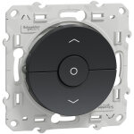 Interrupteur volet - roulant + stop odace schneider anthracite - dispo 48h
