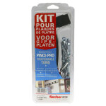 Kit pince + chevilles + vis hm fischer (lot)