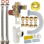 Kit de raccordement pour chauffe - eau noyon & thiebault f 20x27 - m 20x27
