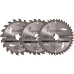 Lames carbure tct 184x30 / 20 / 16mm (3 pi�ces)