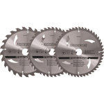 Lames carbure tct 230x30 / 25 / 16mm (3 pièces) Lames carbure tct 230x30 / 25 / 16mm (3 pièces)