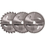 Lames carbure tct 235x30 / 25 / 16mm (3 pi�ces)