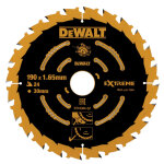 Lame de scie circulaire portative dewalt extr�me 190x30mm 24t