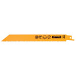 Lames scie sabre dewalt bois et m�tal 203mm (5 pcs)