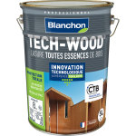 Lasure tech - wood� blanchon satin�e 5l ch�ne fonc� * dispo 48h *