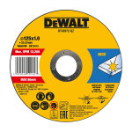Lot de 10 disques à tronçonner inox Ø125 dewalt 22, 23 x 1mm Lot de 10 disques à tronçonner inox Ø125 dewalt 22, 23 x 1mm