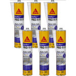 Lot de 6 mastic - colles � prise rapide sikaflex pro - 11fc purform 300ml blanc (lot)