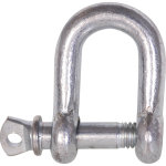 Manille droite zingue m10