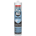 Mastic - colle fix all crystal soudal 290ml transparent