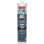 Mastic - colle fix all flexi soudal 290ml blanc