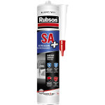 Mastic silicone sanitaire sa + rubson 280ml blanc