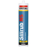 Mastic silicone sanitaire soudal silirub ns 300ml transparent