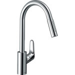 Mitigeur cuisine  douchette extractible focus 240 hansgrohe chrom - 2 jets
