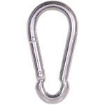 Mousqueton inox 6 x 60mm