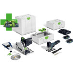 Pack 2 machines kit combo sans fil sciage festool 18v li - ion 5ah