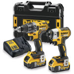 Pack perceuse et visseuse à chocs sans fil dewalt xr dcd791 + dcf887 18v li - ion 5ah Pack perceuse et visseuse à chocs sans fil dewalt xr dcd791 + dcf887 18v li - ion 5ah
