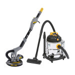 Pack peugeot ponceuse pltre tlscopique energysand225 + aspirateur  dcolmatage energyclean20la 810w ...
