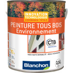Peinture tous bois environnement blanchon 2, 5l ral 7016 gris anthracite Peinture tous bois environnement blanchon 2, 5l ral 7016 gris anthracite
