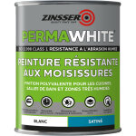 Peinture intrieure locaux humides perma - white satin zinsser 1l blanc