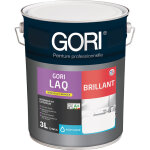 Peinture laque murs & boiseries brillant gorilaq blanc cal 3l