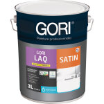 Peinture laque satin murs & boiseries gorilaq blanc cal 3l