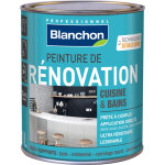Peinture de rnovation satine cuisine & bains blanchon 1l noir