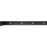 Penture droite galva plastifiée noire 400 x 5mm Ø14mm Penture droite galva plastifiée noire 400 x 5mm Ø14mm