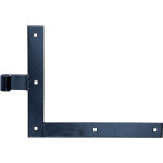 Penture équerre droite noire dte 250x300mm Ø14mm Penture équerre droite noire dte 250x300mm Ø14mm