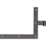 Penture équerre droite noire gche 250x300mm Ø14mm Penture équerre droite noire gche 250x300mm Ø14mm