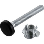 Pied de meuble r�glable suki m8x60mm (2 pcs)
