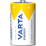 Piles alcalines energy varta d / lr20 (2 pces)