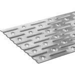 Plaque perfor�e m�tallique 75 x 200mm