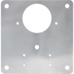 Plaque rparation pour charnires invisbles cime  35 mm / 90x90 mm