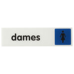 Plaque signaltique avec adhsif 170 x 45mm thirard  dames