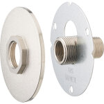 Platine confort robinet exterieur rosace nickelee aroz m3 / 4 - f1 / 2 Platine confort robinet exterieur rosace nickelee aroz m3 / 4 - f1 / 2