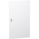 Porte blanche pour tableau prismaset xs schneider 4 rang�es - 18 modules
