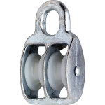 Poulie à oeil fixe double 10 x 40mm Poulie à oeil fixe double 10 x 40mm