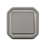 Poussoir tanche en saillie plexo legrand gris